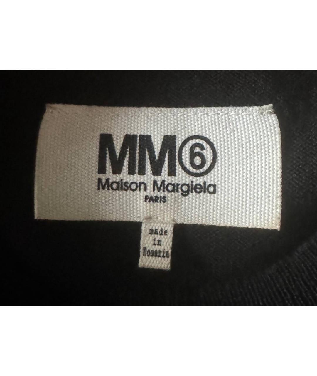 MM6 MAISON MARGIELA Черный хлопковый джемпер / свитер, фото 3