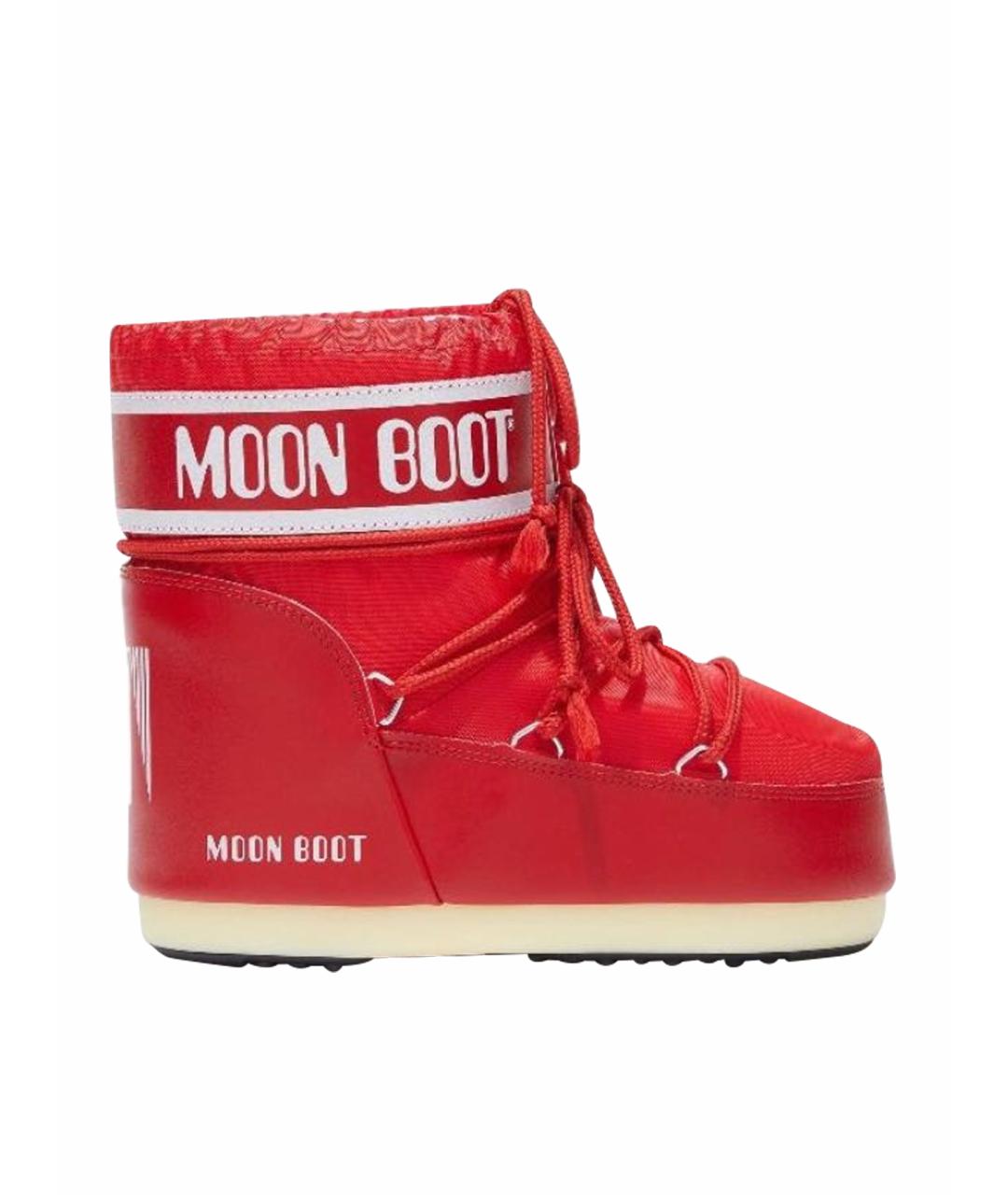 MOON BOOT Красные ботинки, фото 1