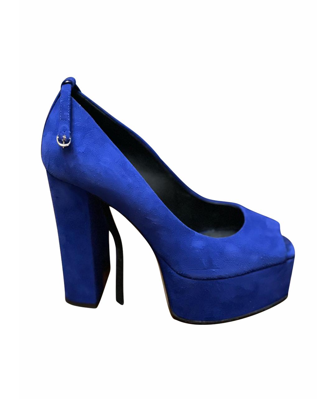GIUSEPPE ZANOTTI DESIGN Синие замшевые туфли, фото 1