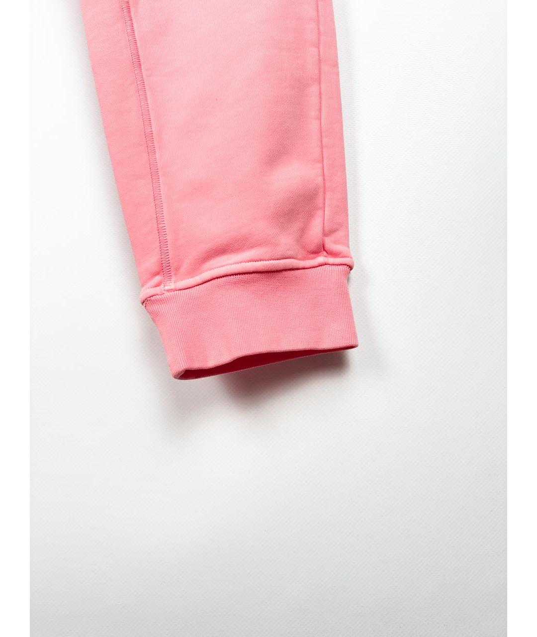 STONE ISLAND Розовые хлопковые повседневные брюки, фото 5