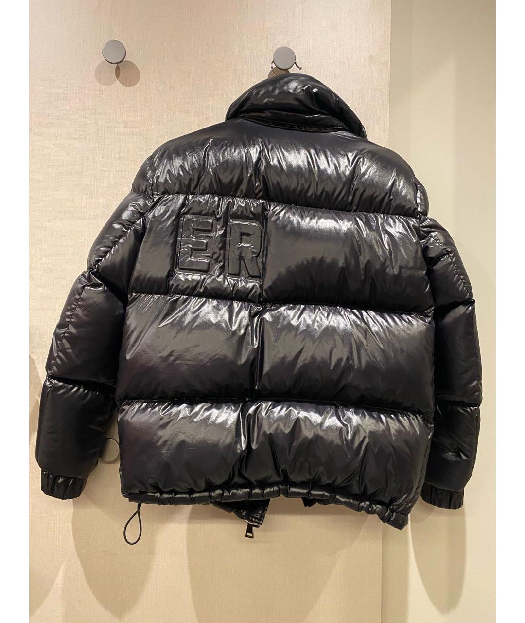 MONCLER Черный пуховик, фото 2