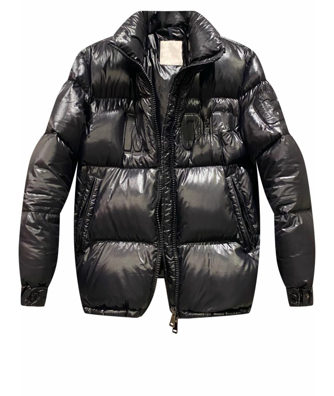 MONCLER Черный пуховик, фото 1