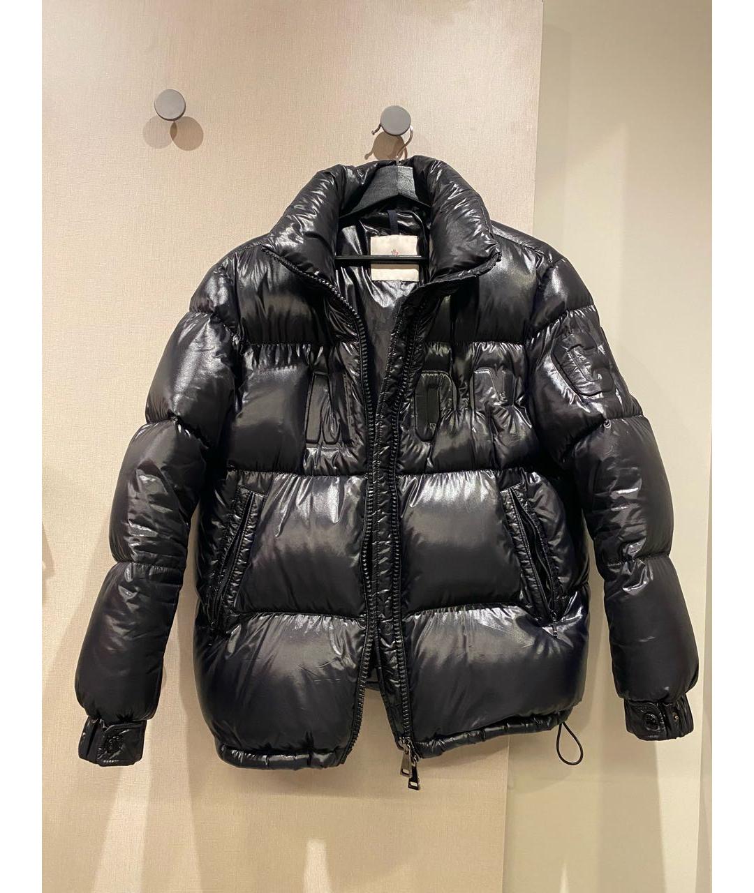 MONCLER Черный пуховик, фото 9