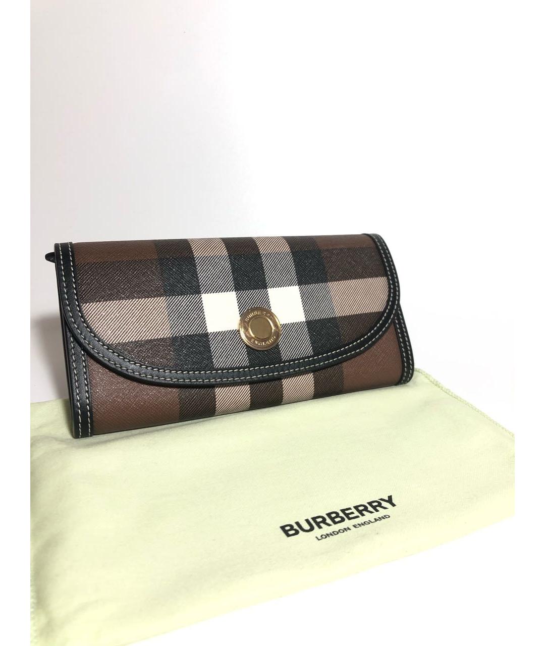 BURBERRY Коричневый кошелек, фото 6