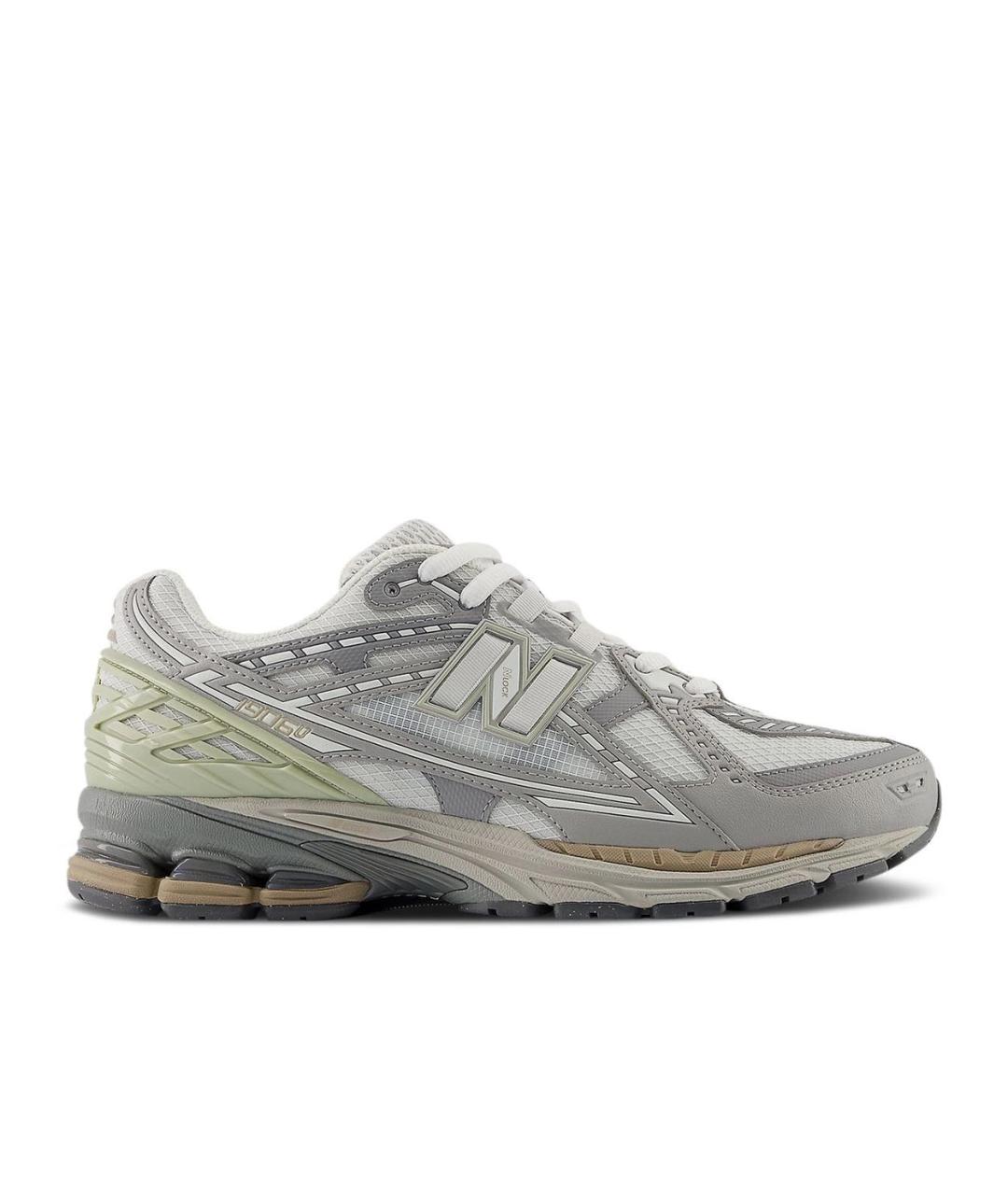 NEW BALANCE Серые текстильные низкие кроссовки / кеды, фото 1