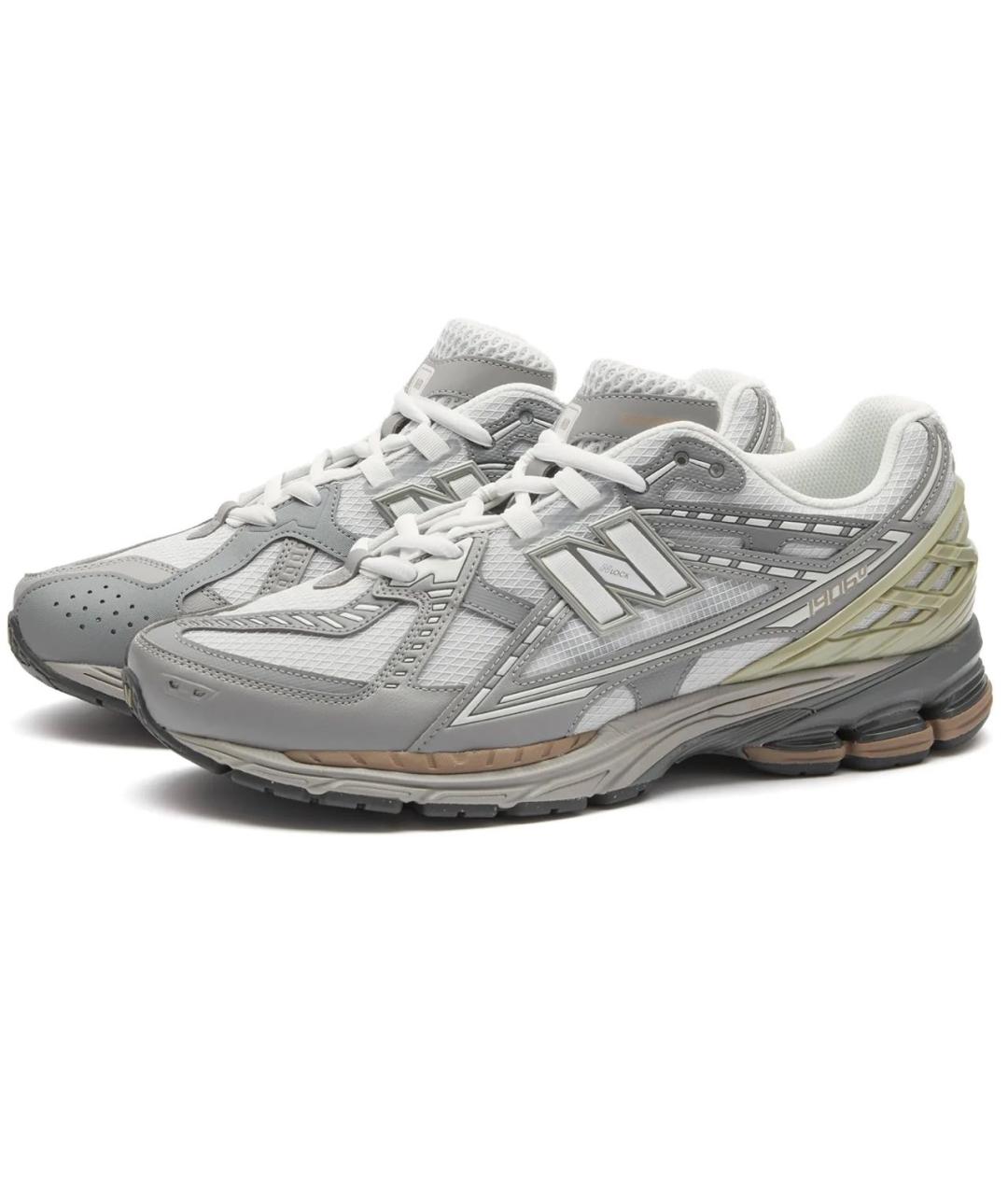 NEW BALANCE Серые текстильные низкие кроссовки / кеды, фото 2