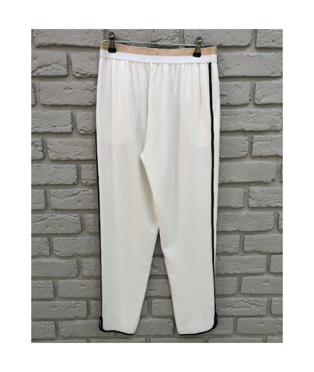 LIU JO Белые прямые брюки, фото 2