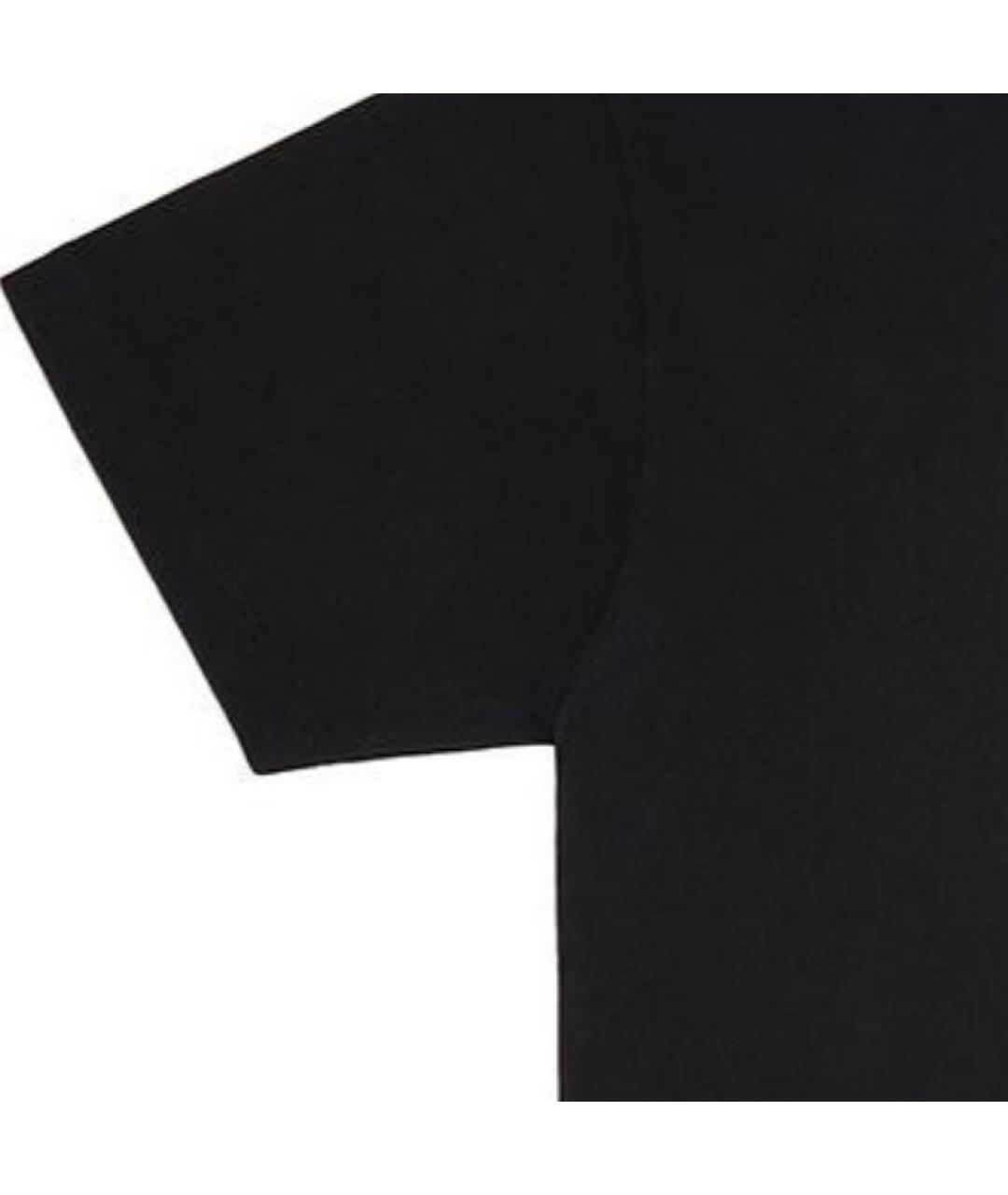 STONE ISLAND Черная футболка, фото 4