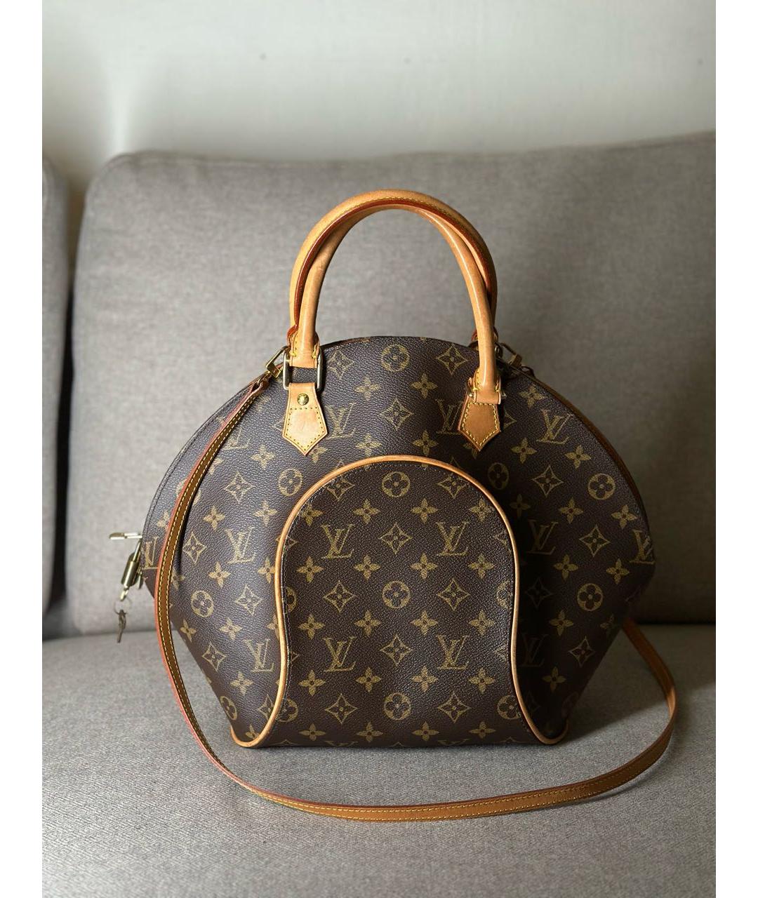 LOUIS VUITTON Коричневая сумка через плечо, фото 9