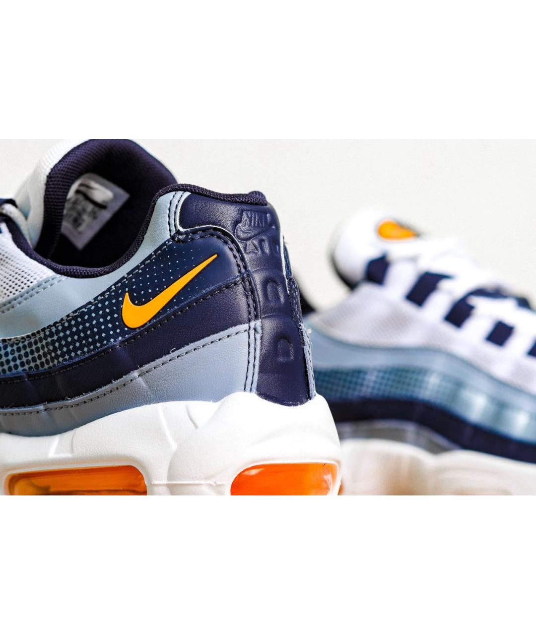 NIKE Синие текстильные низкие кроссовки / кеды, фото 7