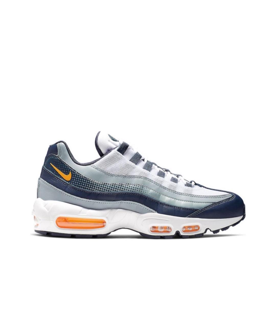 NIKE Синие текстильные низкие кроссовки / кеды, фото 9