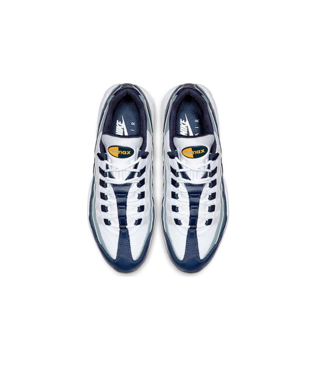 NIKE Синие текстильные низкие кроссовки / кеды, фото 3