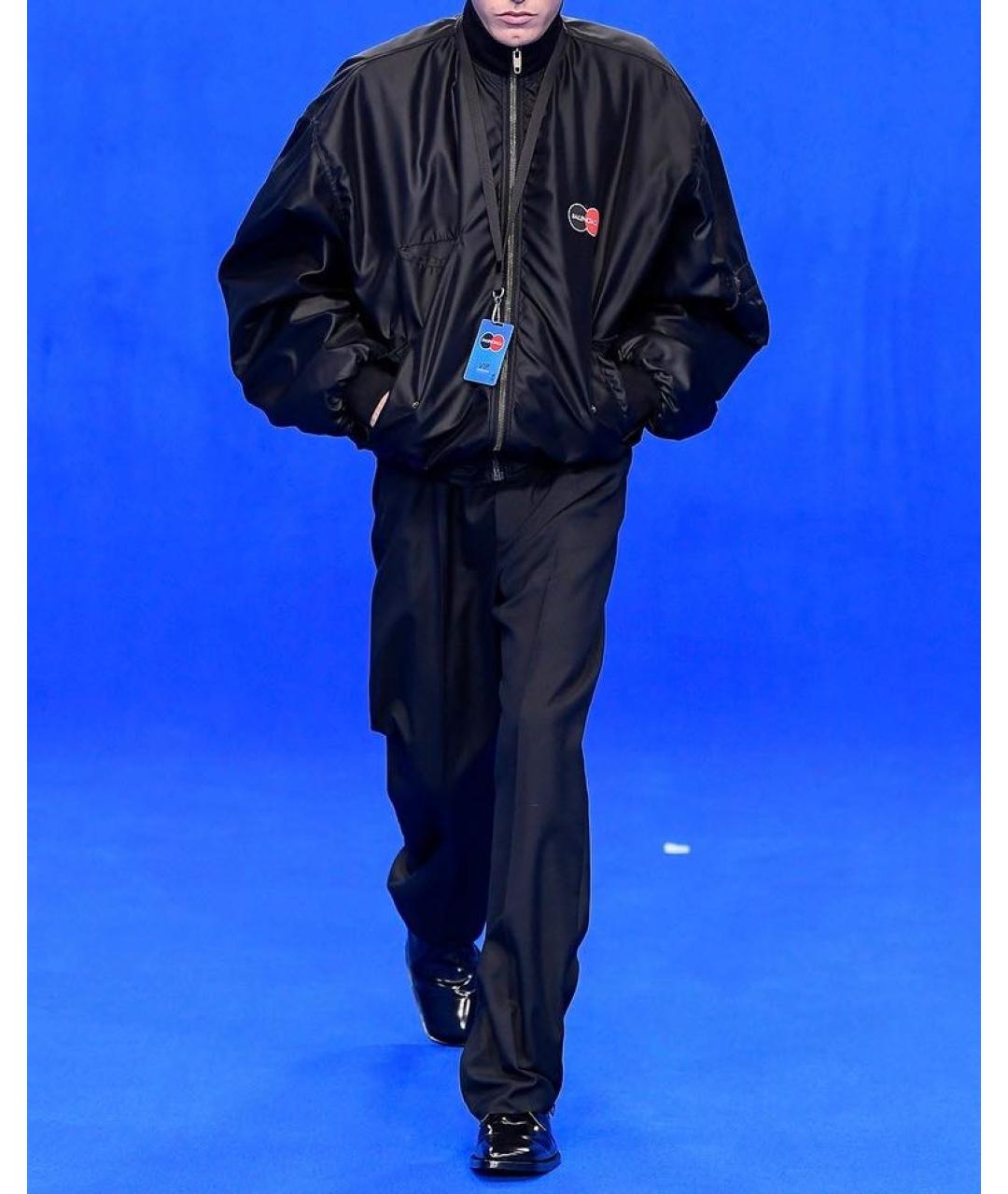 BALENCIAGA Черная полиамидовая куртка, фото 7