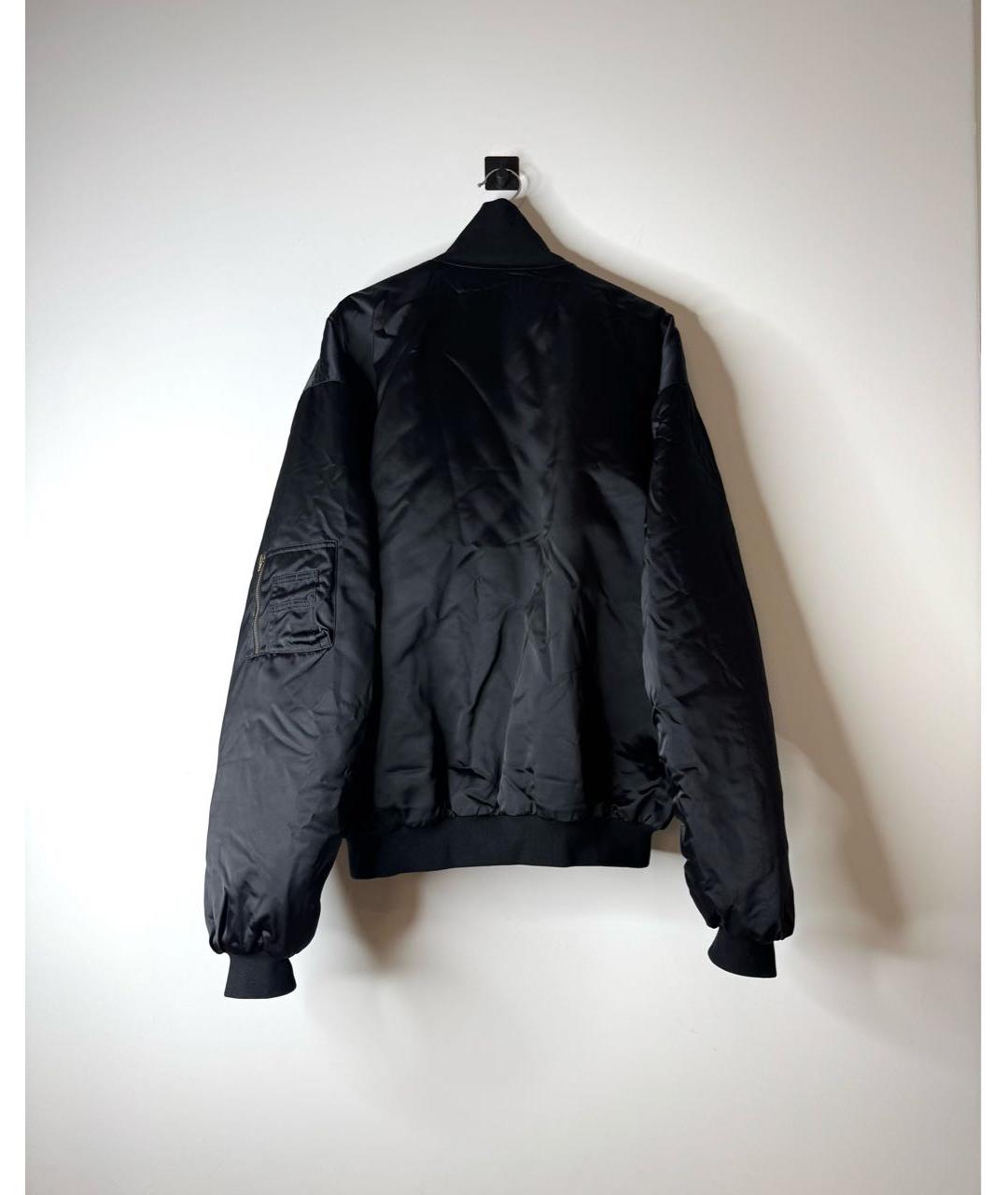 BALENCIAGA Черная полиамидовая куртка, фото 3