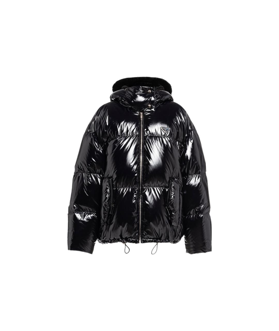 PRADA Черный пуховик, фото 1