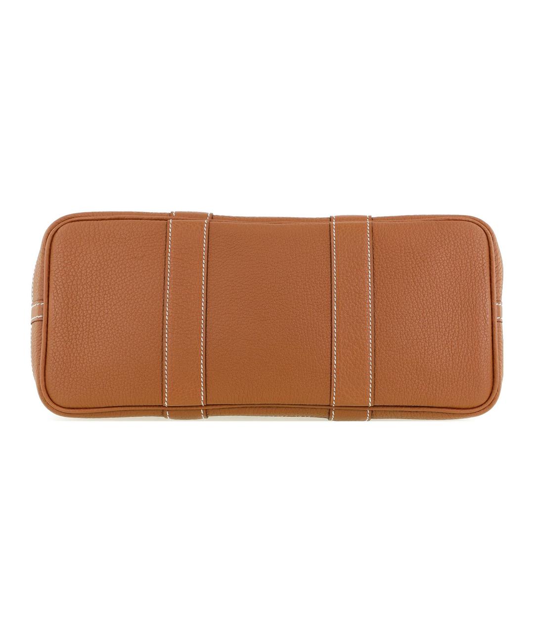 HERMES Коричневая кожаная сумка через плечо, фото 3