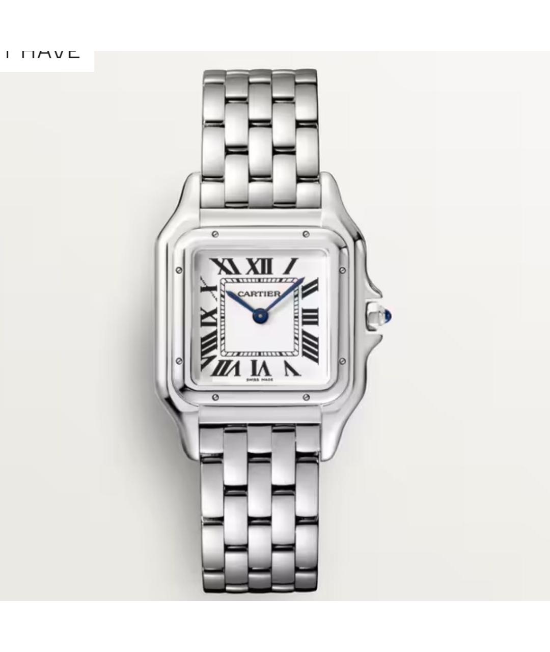 CARTIER Часы из белого золота, фото 4