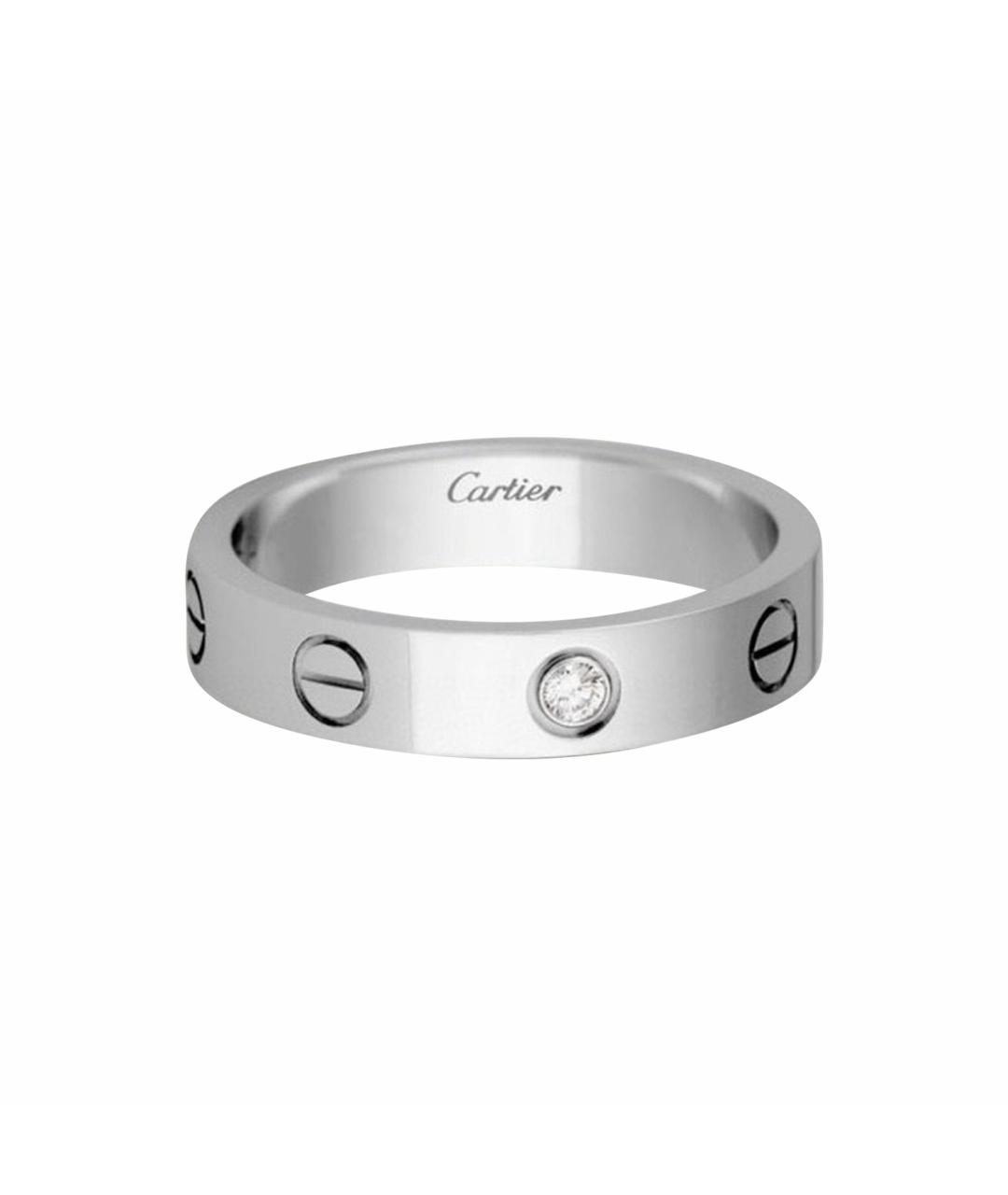 CARTIER Белое кольцо из белого золота, фото 1