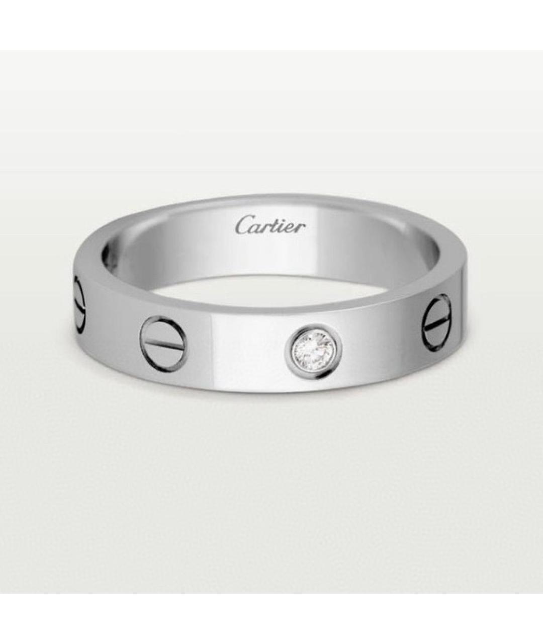 CARTIER Белое кольцо из белого золота, фото 7