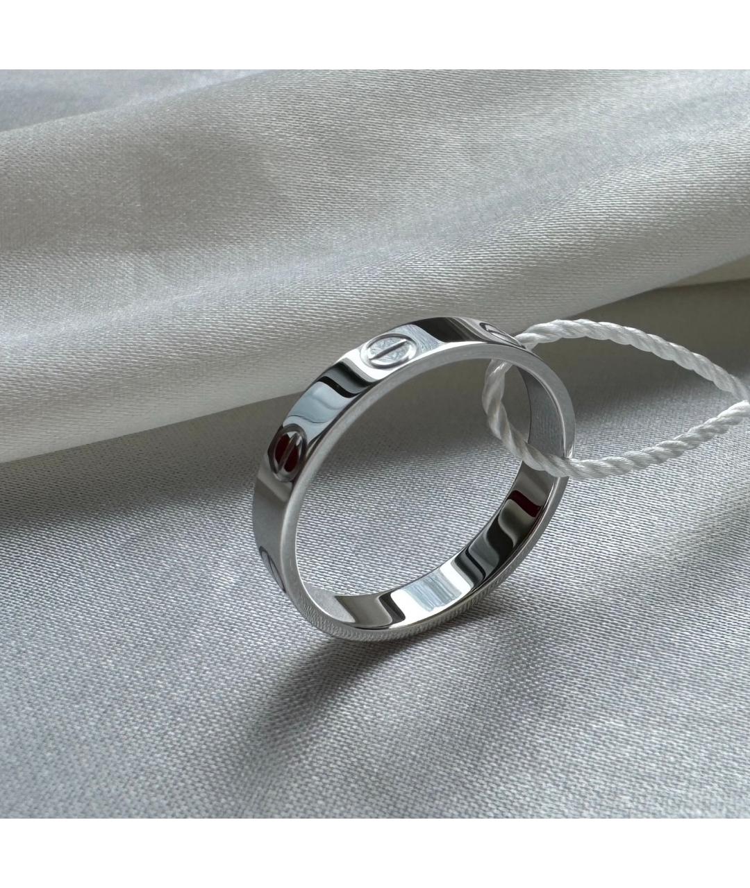 CARTIER Белое кольцо из белого золота, фото 4