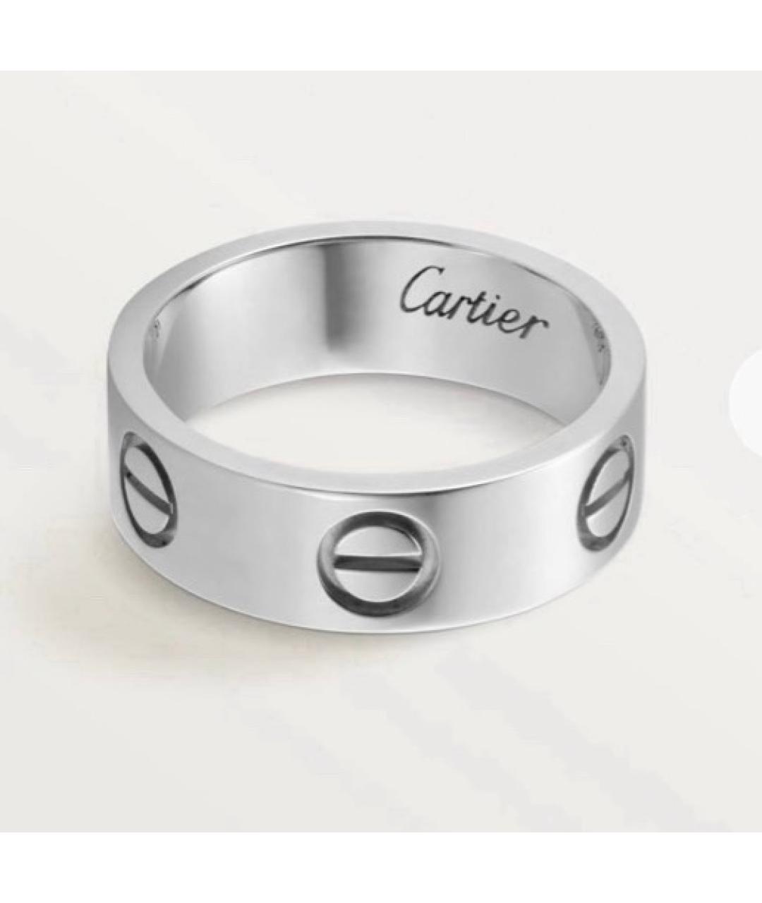 CARTIER Белое кольцо из белого золота, фото 5