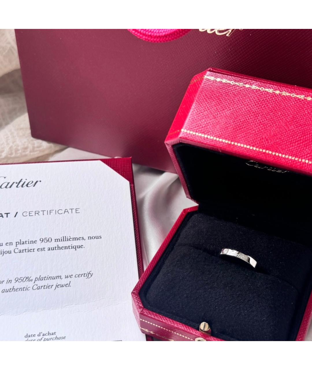 CARTIER Белое кольцо из белого золота, фото 2