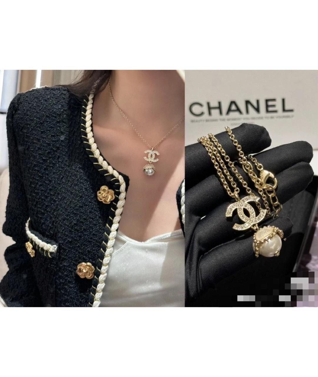 CHANEL Золотое колье, фото 5