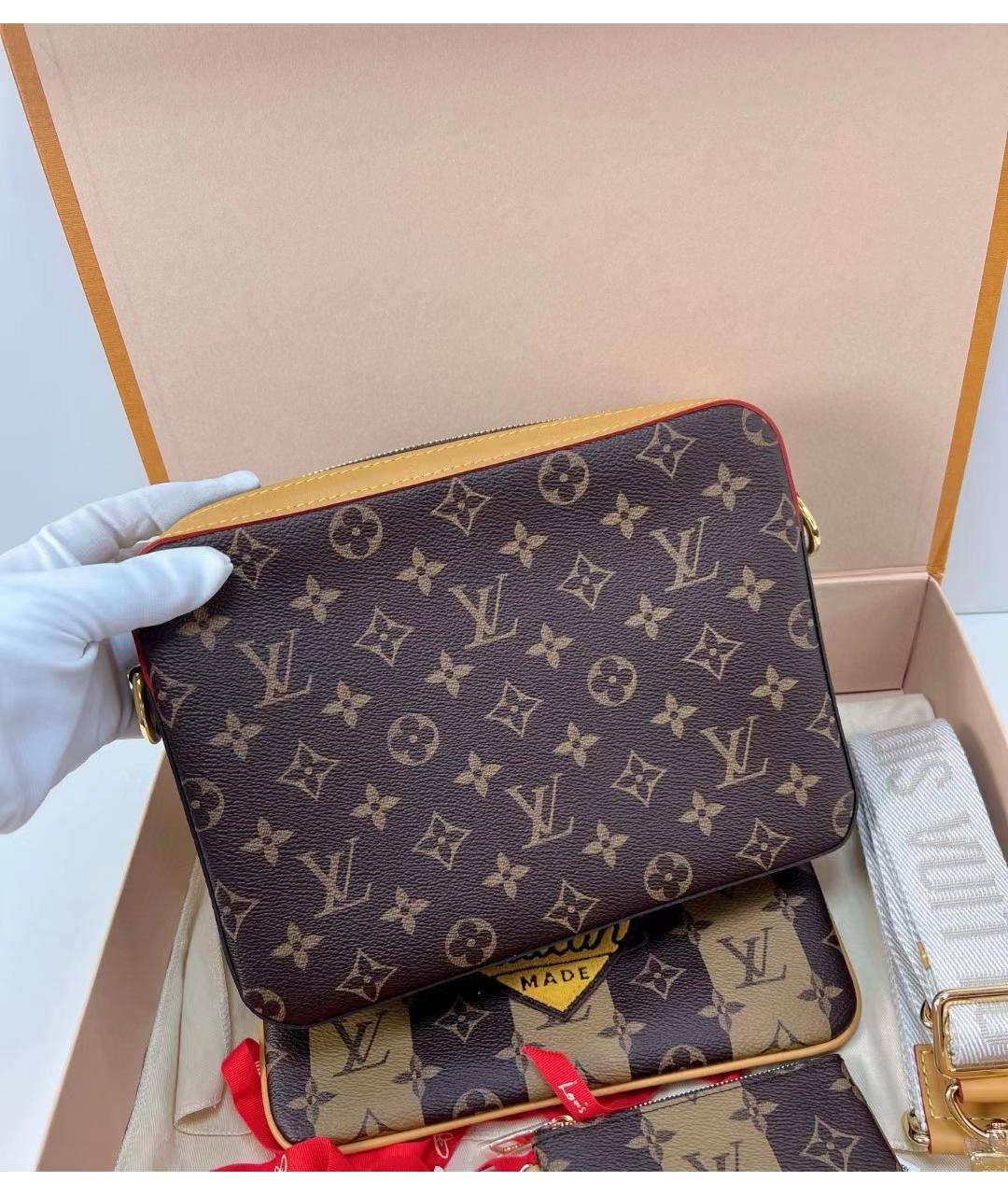 LOUIS VUITTON Коричневая сумка через плечо, фото 2