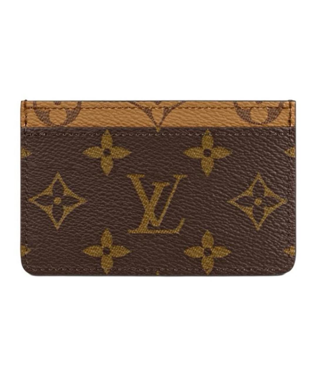 LOUIS VUITTON Коричневый кардхолдер, фото 2