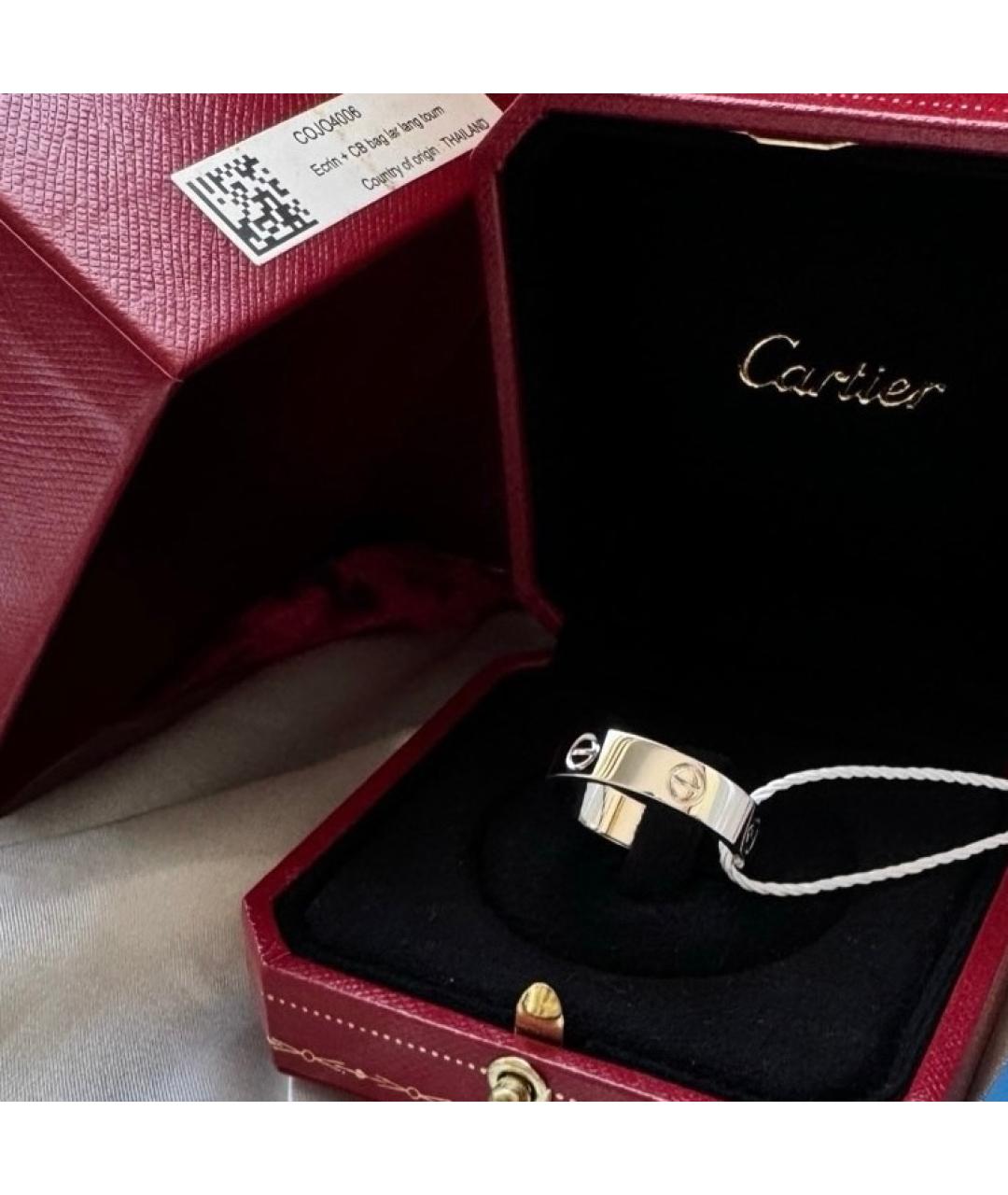 CARTIER Белое кольцо из белого золота, фото 2