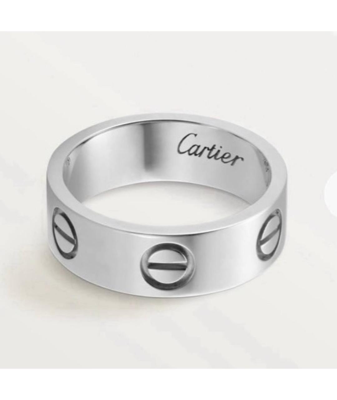 CARTIER Белое кольцо из белого золота, фото 5