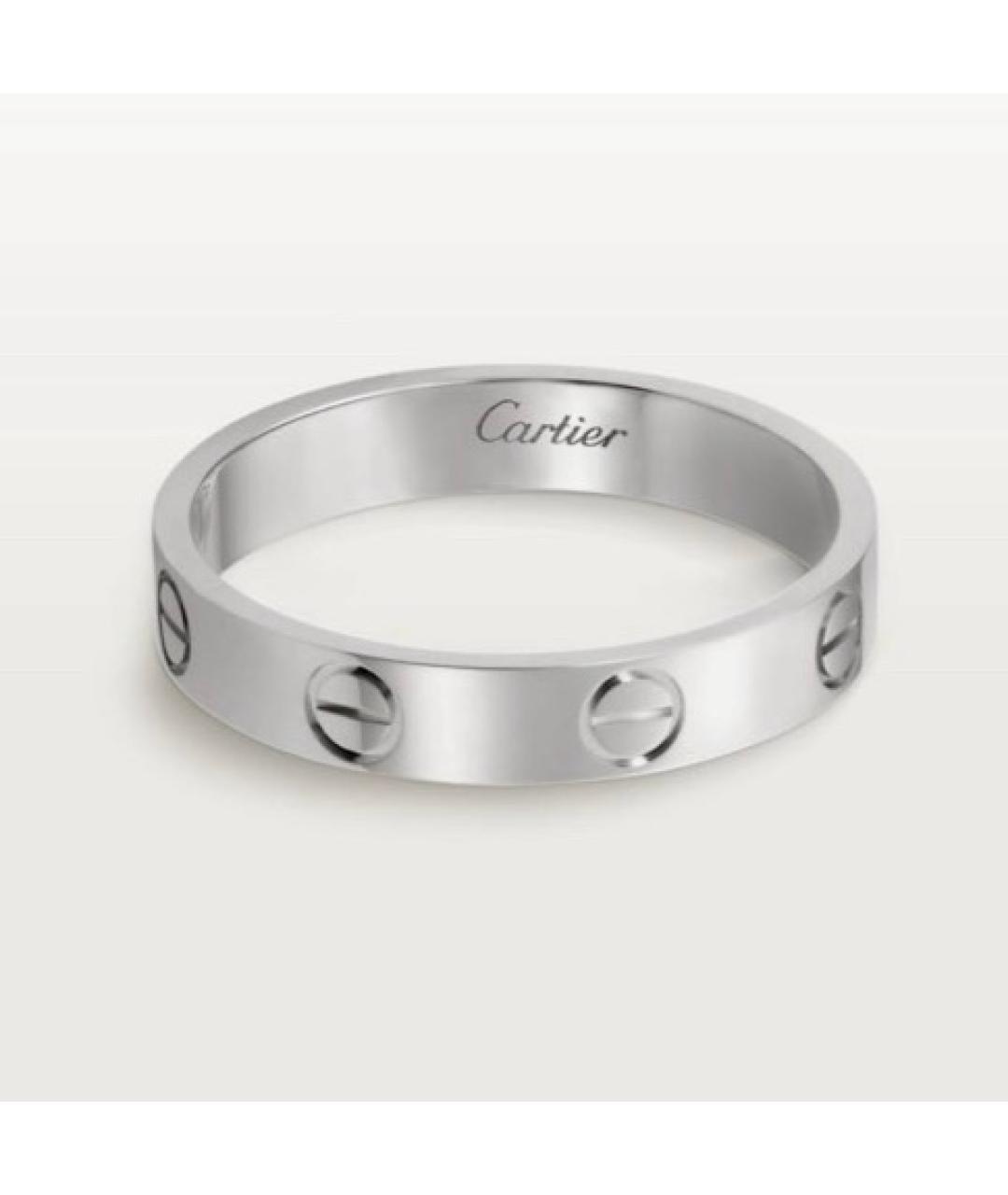 CARTIER Белое кольцо из белого золота, фото 6