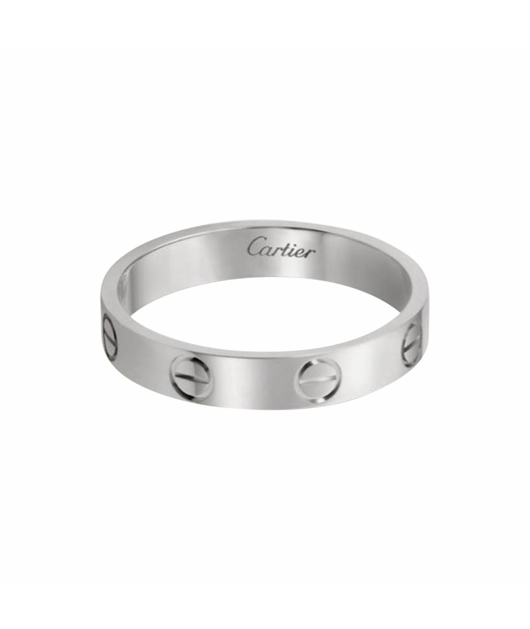 CARTIER Белое кольцо из белого золота, фото 1