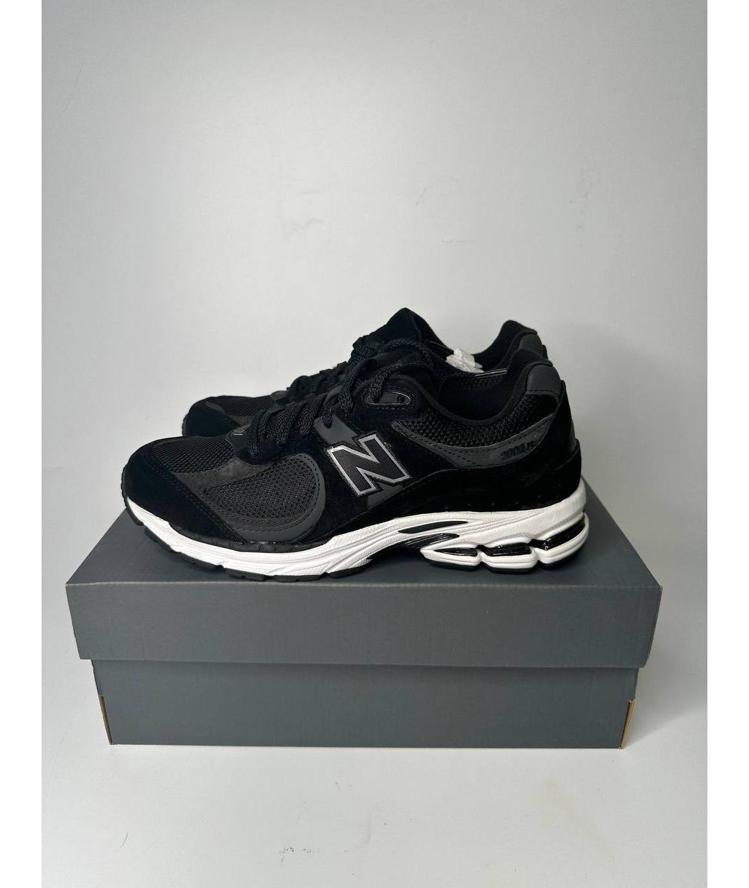 NEW BALANCE Черные замшевые низкие кроссовки / кеды, фото 8