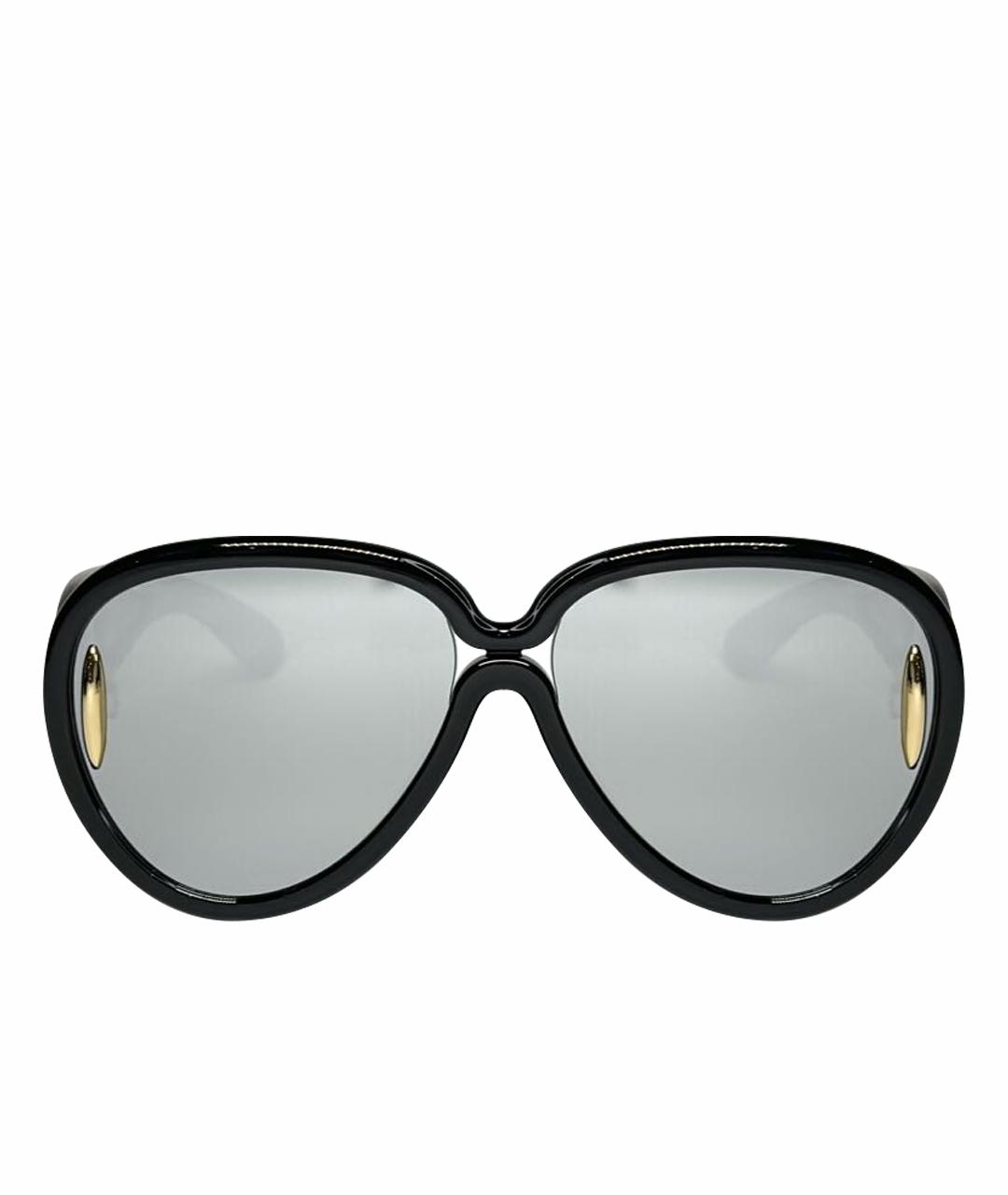 LOEWE Черные пластиковые солнцезащитные очки, фото 1