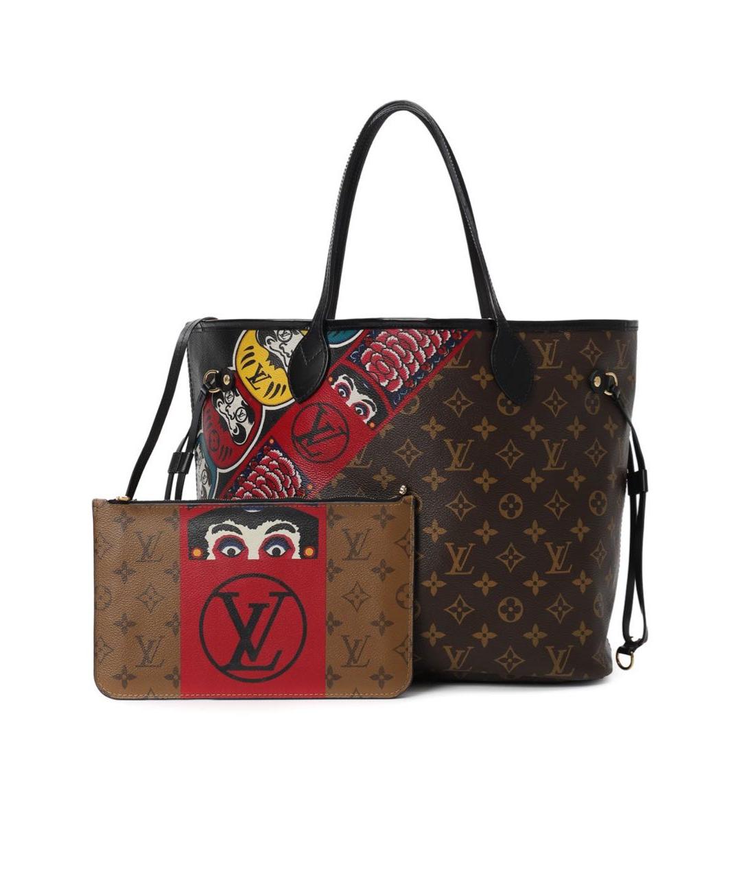 LOUIS VUITTON Коричневая сумка тоут, фото 1