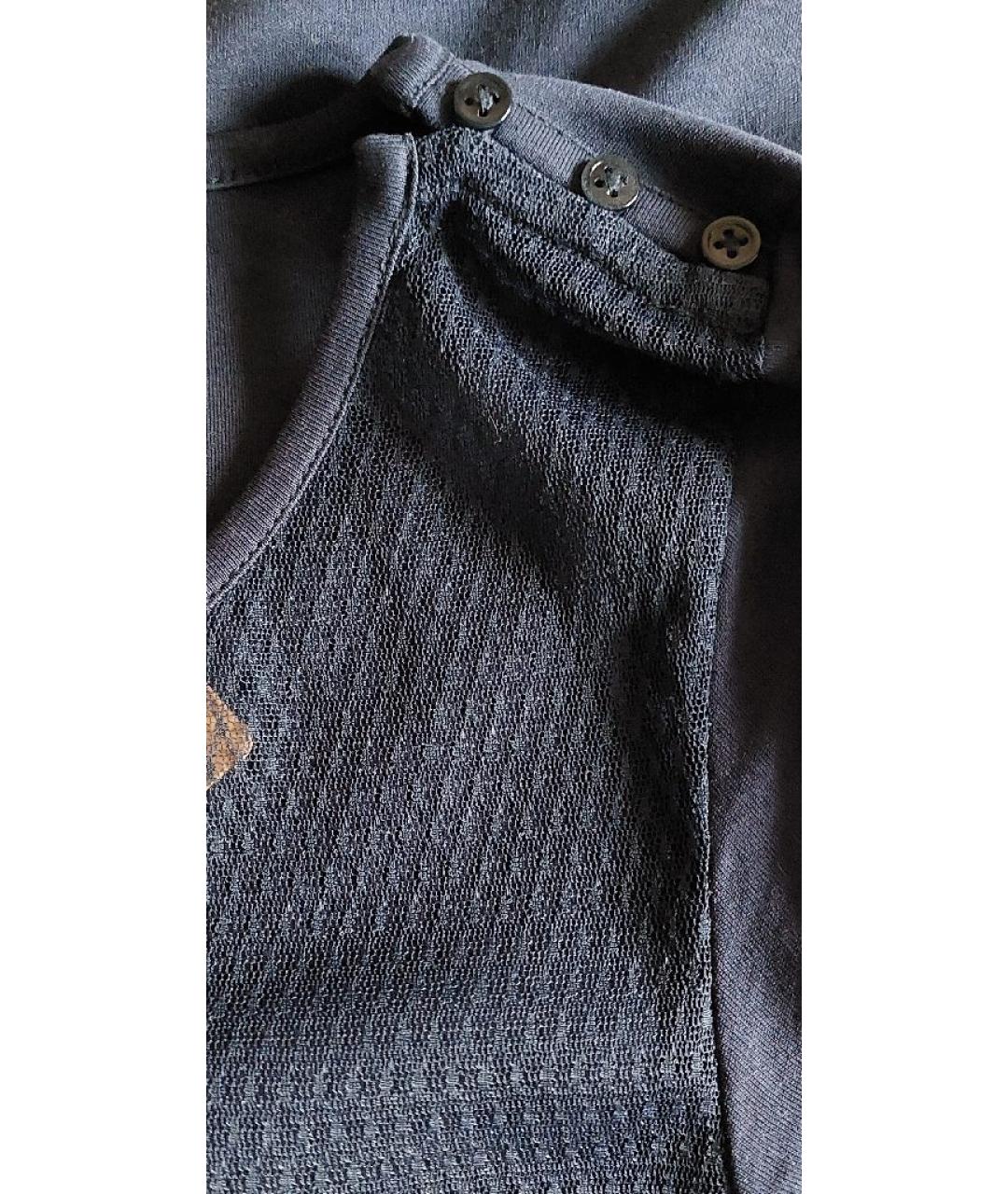 A.P.C. Темно-синее хлопковое повседневное платье, фото 4