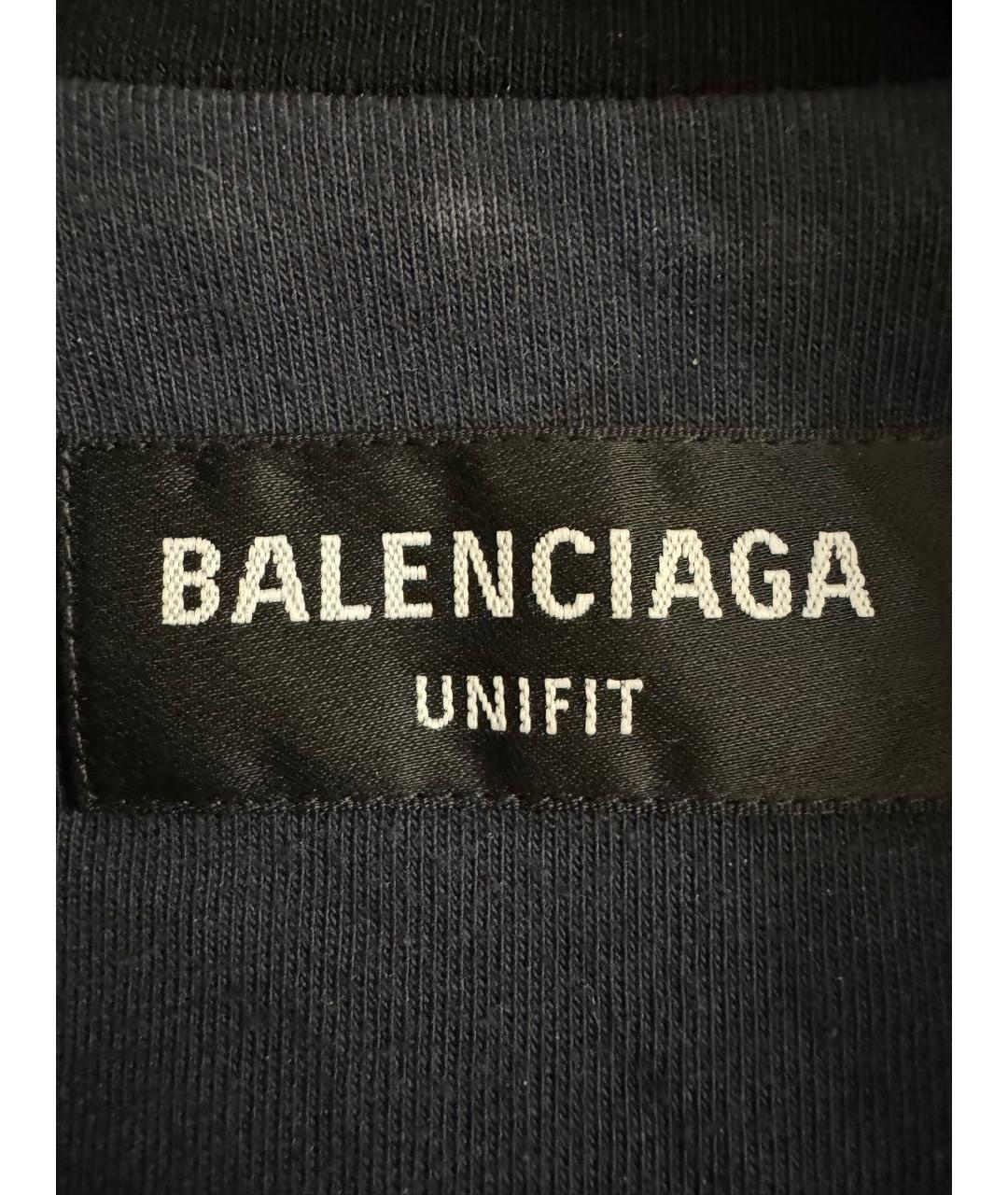 BALENCIAGA Черная хлопковая куртка, фото 4