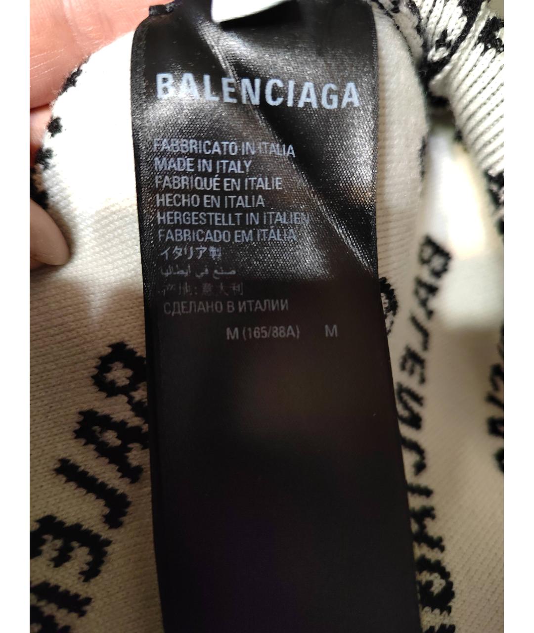 BALENCIAGA Черный шерстяной джемпер / свитер, фото 4