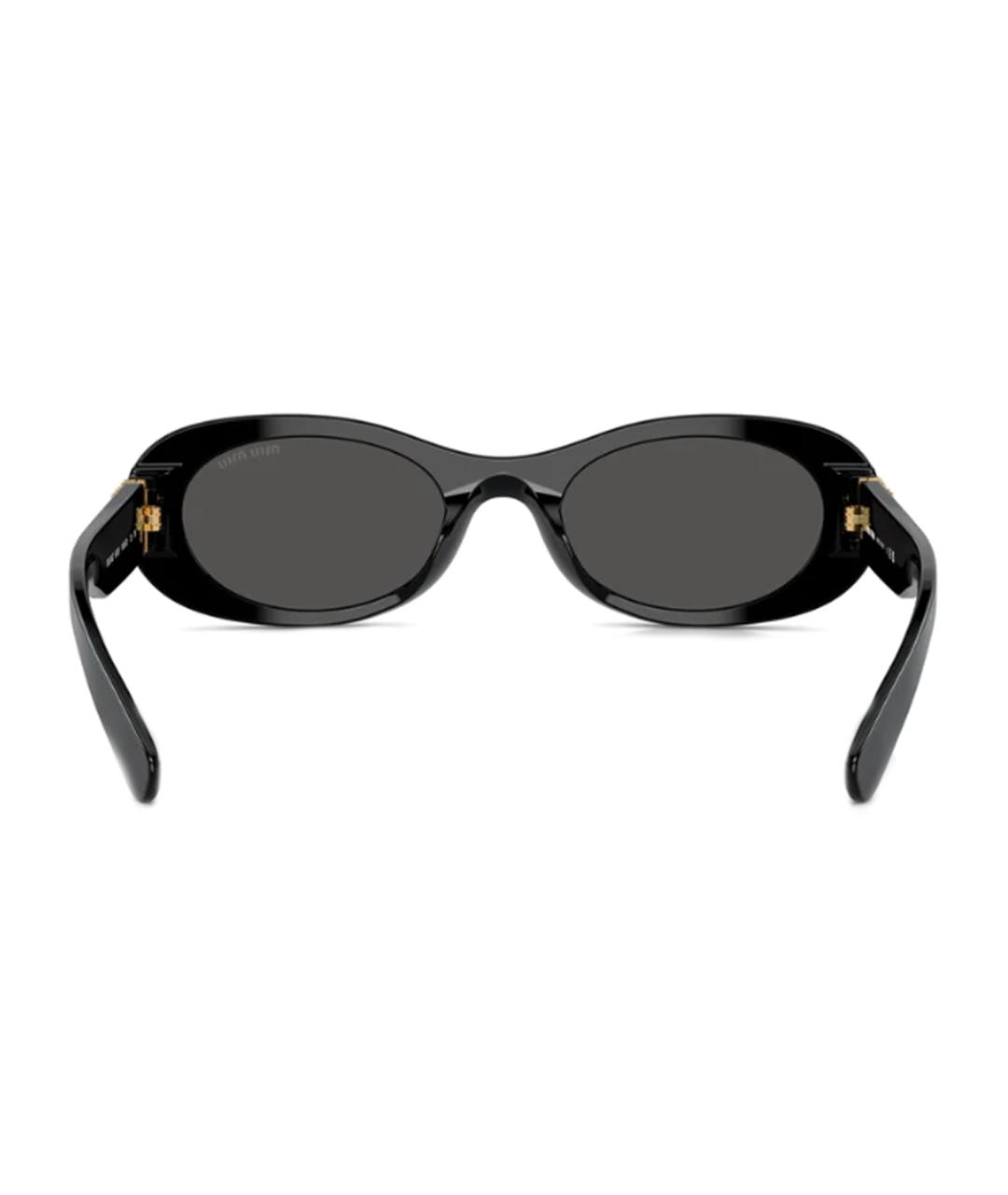 MIU MIU Черные пластиковые солнцезащитные очки, фото 5