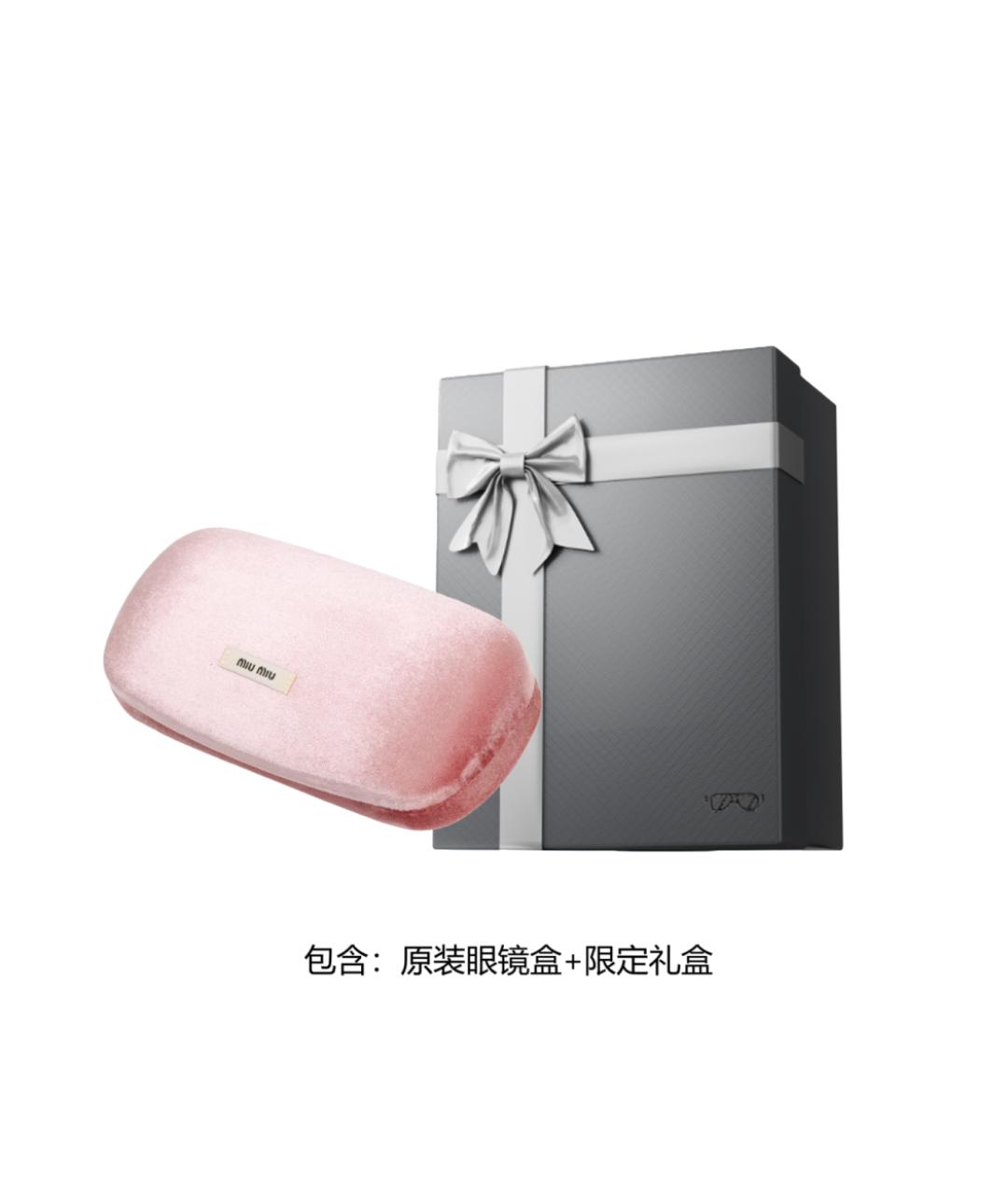 MIU MIU Черные пластиковые солнцезащитные очки, фото 2