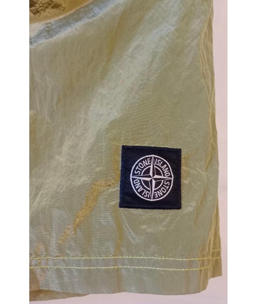 STONE ISLAND Хаки полиамидовые плавки, фото 4