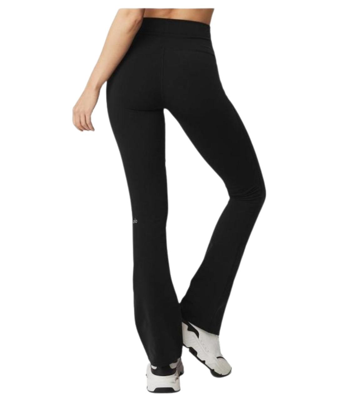 ALO YOGA Черные леггинсы и велосипедки, фото 3