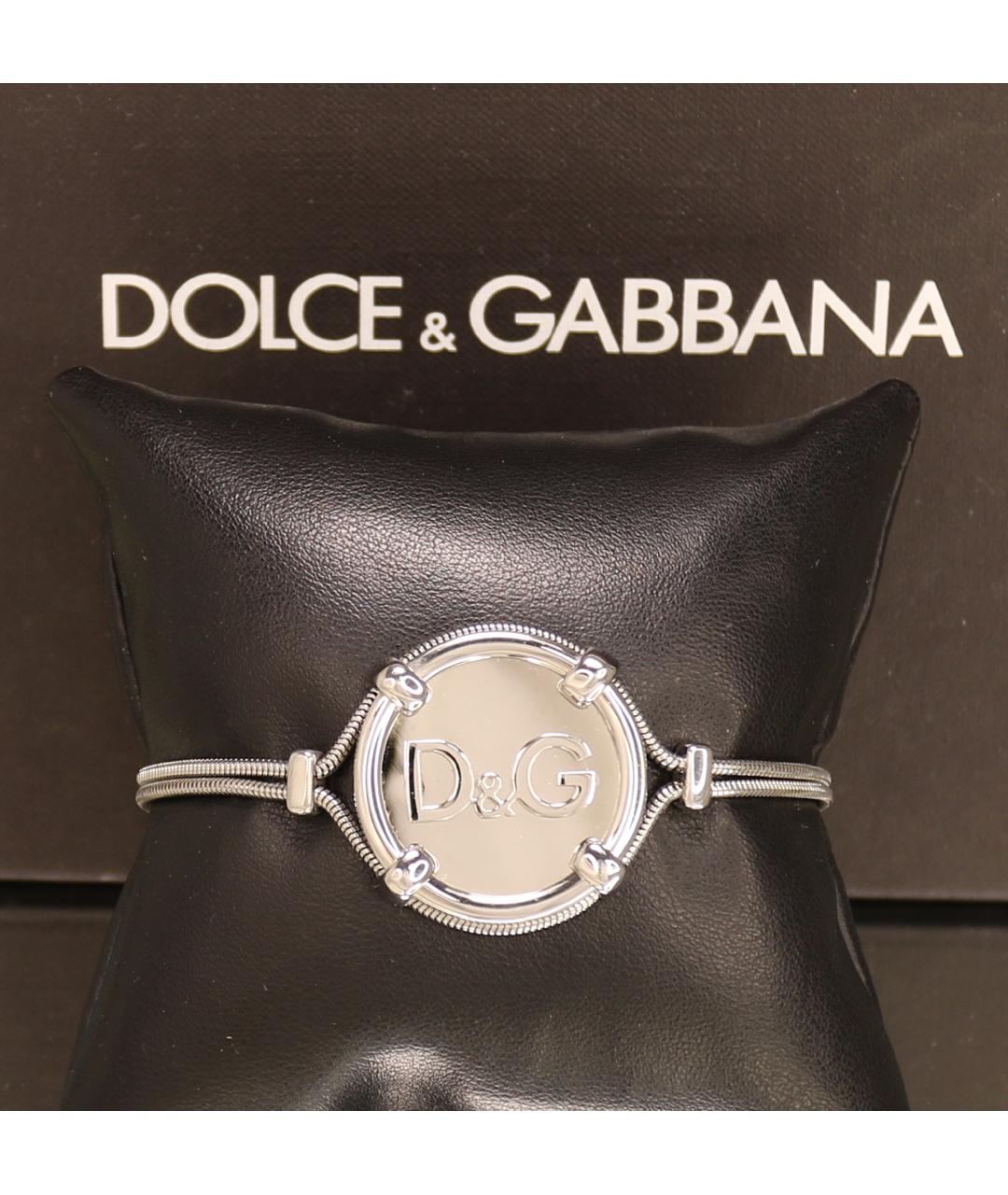 DOLCE&GABBANA Серебрянный с серебряным покрытием браслет, фото 8