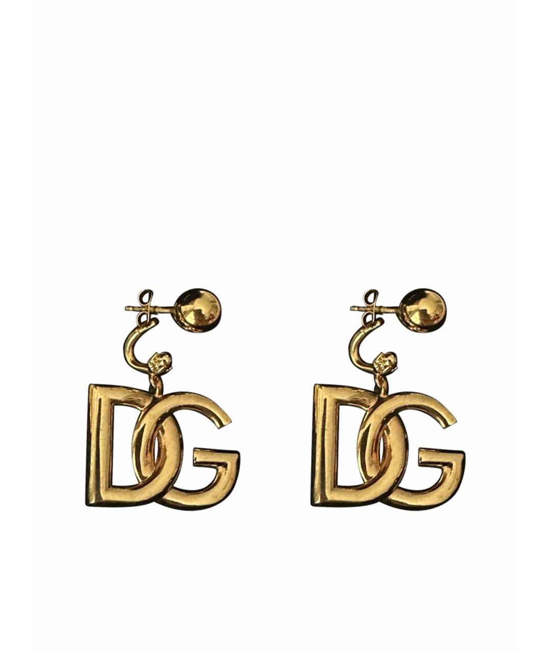 DOLCE&GABBANA Золотые серьги, фото 1