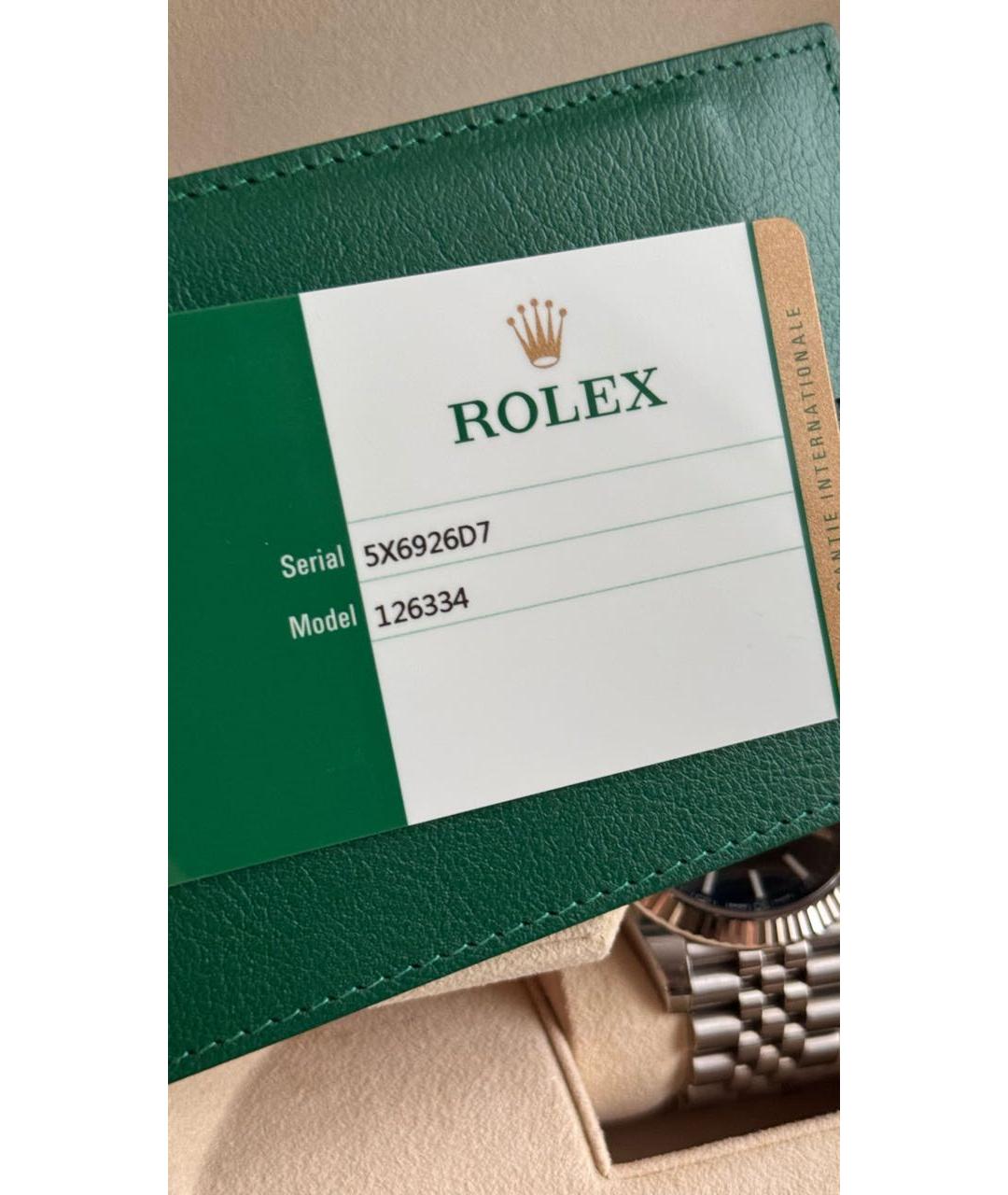 ROLEX Серебряные часы из белого золота, фото 5