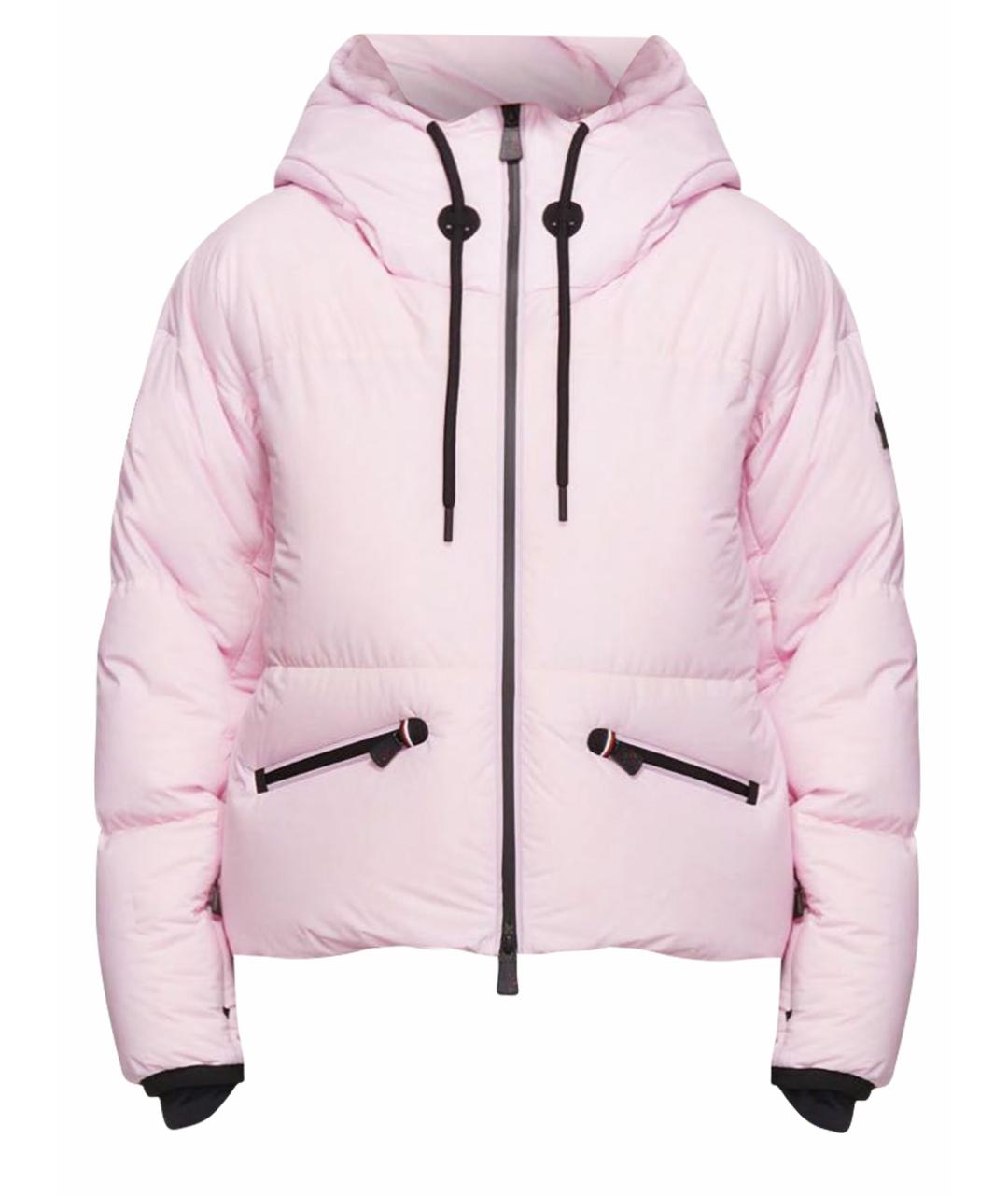 MONCLER Розовый пуховик, фото 1