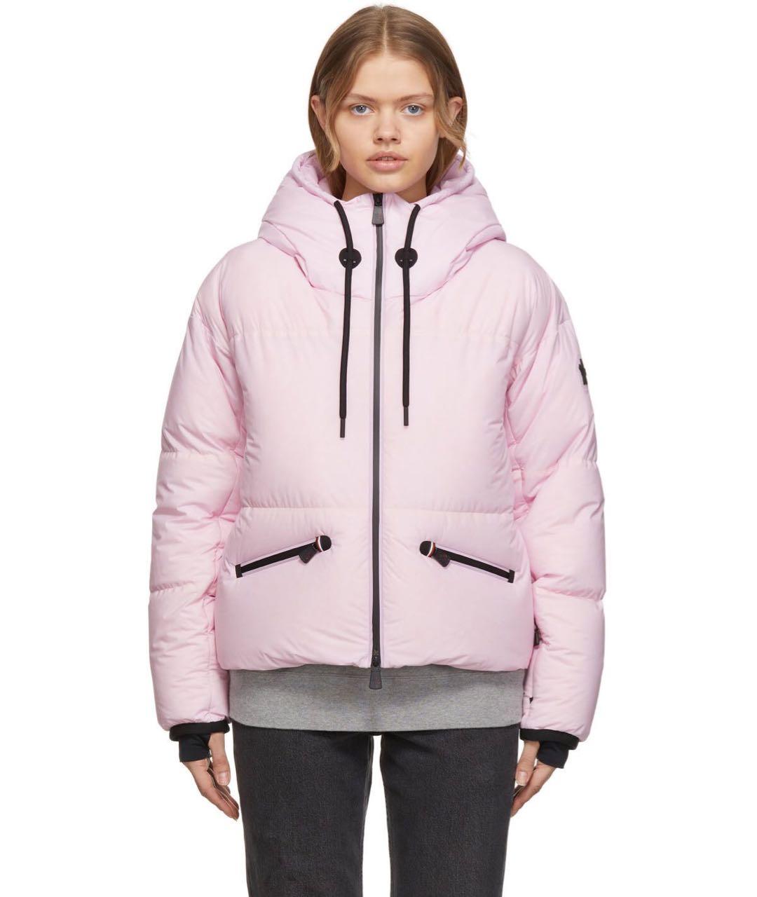 MONCLER Розовый пуховик, фото 3