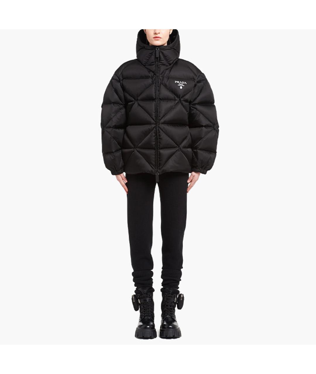 PRADA Черный пуховик, фото 2