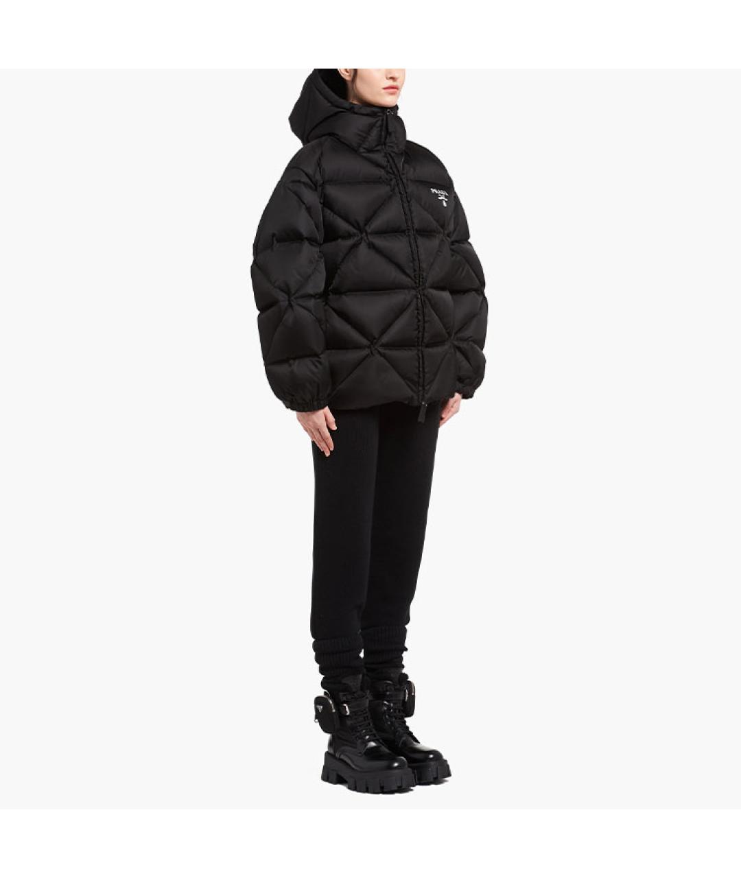 PRADA Черный пуховик, фото 4